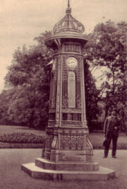 Wetterhäuschen im Wertheimsteinpark, um 1910